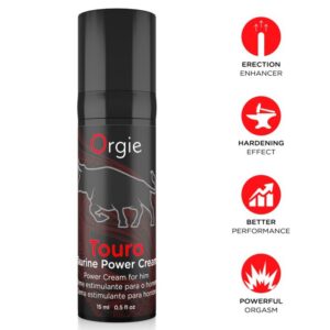 Orgie TOURO kremas erekcijai, 15 ml