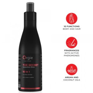 Orgie Secret Seduction kūno ir plaukų losjonas su feromonais, 200 ml