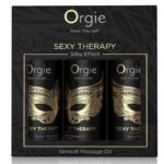 Orgie Sexy Therapy masažo aliejus, 3 x 30 ml rinkinys