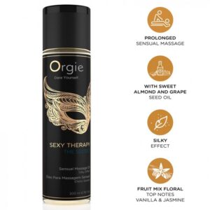 Orgie Sexy Therapy masažo aliejus, 200 ml