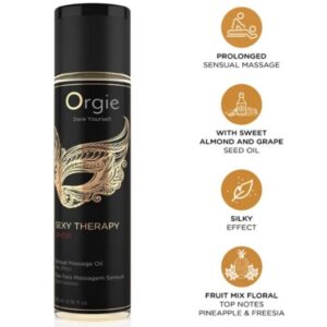 Orgie Sexy Therapy Amor masažo aliejus, 200 ml