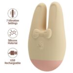 Romance Bunny silikoninis klitorio stimuliatorius, 7 vibracijos režimai