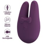 Romance Bunny silikoninis klitorio stimuliatorius, 7 režimai