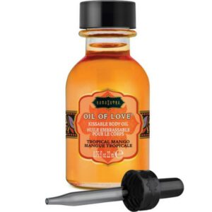 KamaSutra valgomas aliejus, tropinių mangų skonio, 22 ml