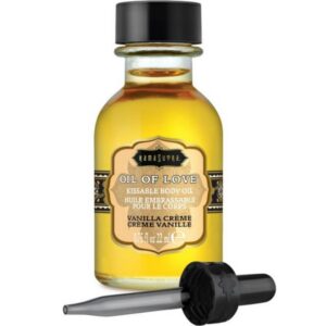 KamaSutra bučinių aliejus, vanilės skonio, 22 ml
