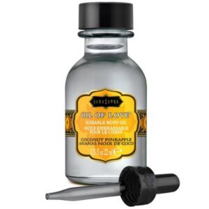 KamaSutra valgomas aliejus, kokosų ir ananasų skonio, 22 ml