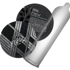 ONE Flex Graphene plonas prezervatyvas, skaidrus, 10 vnt.
