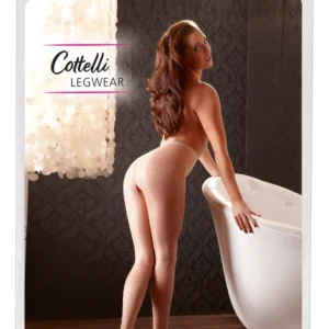 Cottelli kūno spalvos pėdkelnės atviru tarpkoju, 20 denų, XL