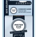 Mister Size prezervatyvų rinkinys dydžiui išbandyti, 53-60 mm