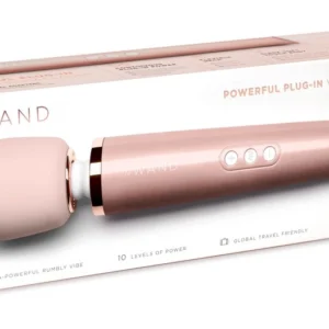 Le Wand Powerful Plug-In RoseG wand tipo masažuoklis, 34 cm