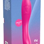 We-Vibe Rave 2 Fuchsia – dvigubų variklių silikoninis prieta