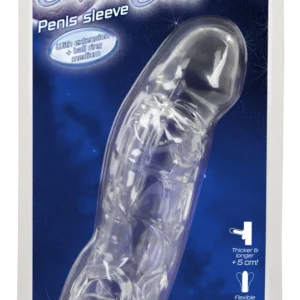 Crystal penio antgalis su prailgintuvu ir žiedu, skaidrus, 19,2 cm