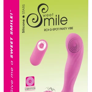 Sweet Smile dėvimas G taško vibratorius su pulteliu, violetinis