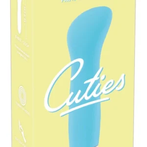 Cuties mini vibratorius, mėlynas, 7 režimų, 12,9 cm