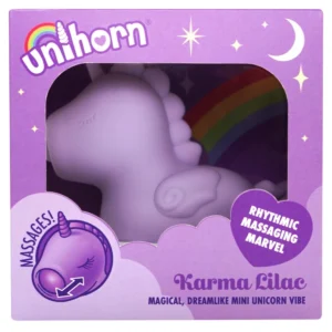 Unihorn Karma klitorio stimuliatorius, alyvinis, su dviem varikliais