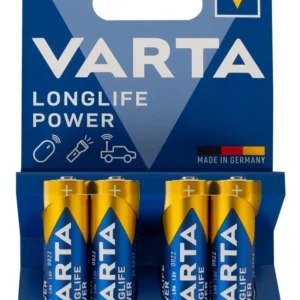 Varta Longlife Power AA šarminės baterijos, 1,5 V, 4 vnt.