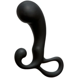 Doc Johnson OptiMALE P-Massager prostatos masažuoklis, juodas, silikoninis