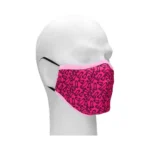 Masks by Shots ToyJoy medvilninė veido kaukė su raštu, juoda