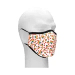 Masks by Shots Hearts veido kaukė su širdelėmis, raudona